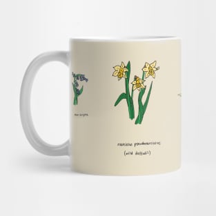 Wildflower illustration Mug